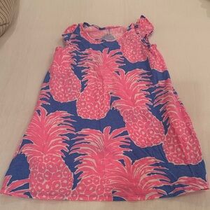 Lilly Pulitzer Pink and Blue Pineapple Dress